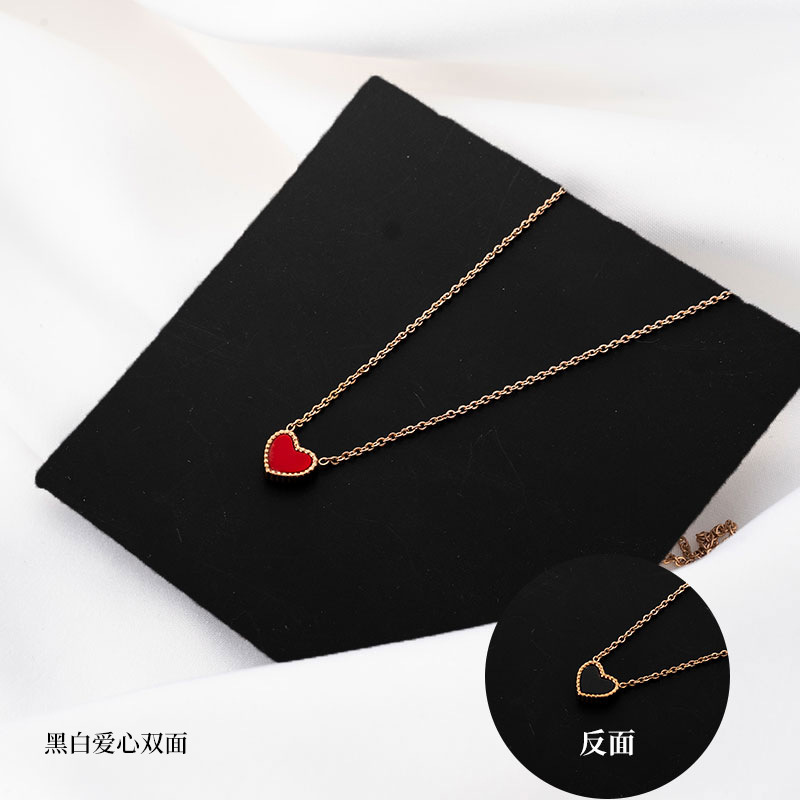 Butterfly Swan Clover Titanium Steel Clavicle Chain Women's High-Grade Non-Fading Light Luxury All-Match Necklace Ornament Wholesale