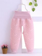 Baby warm trousers open gear internal wear cotton winter跨境