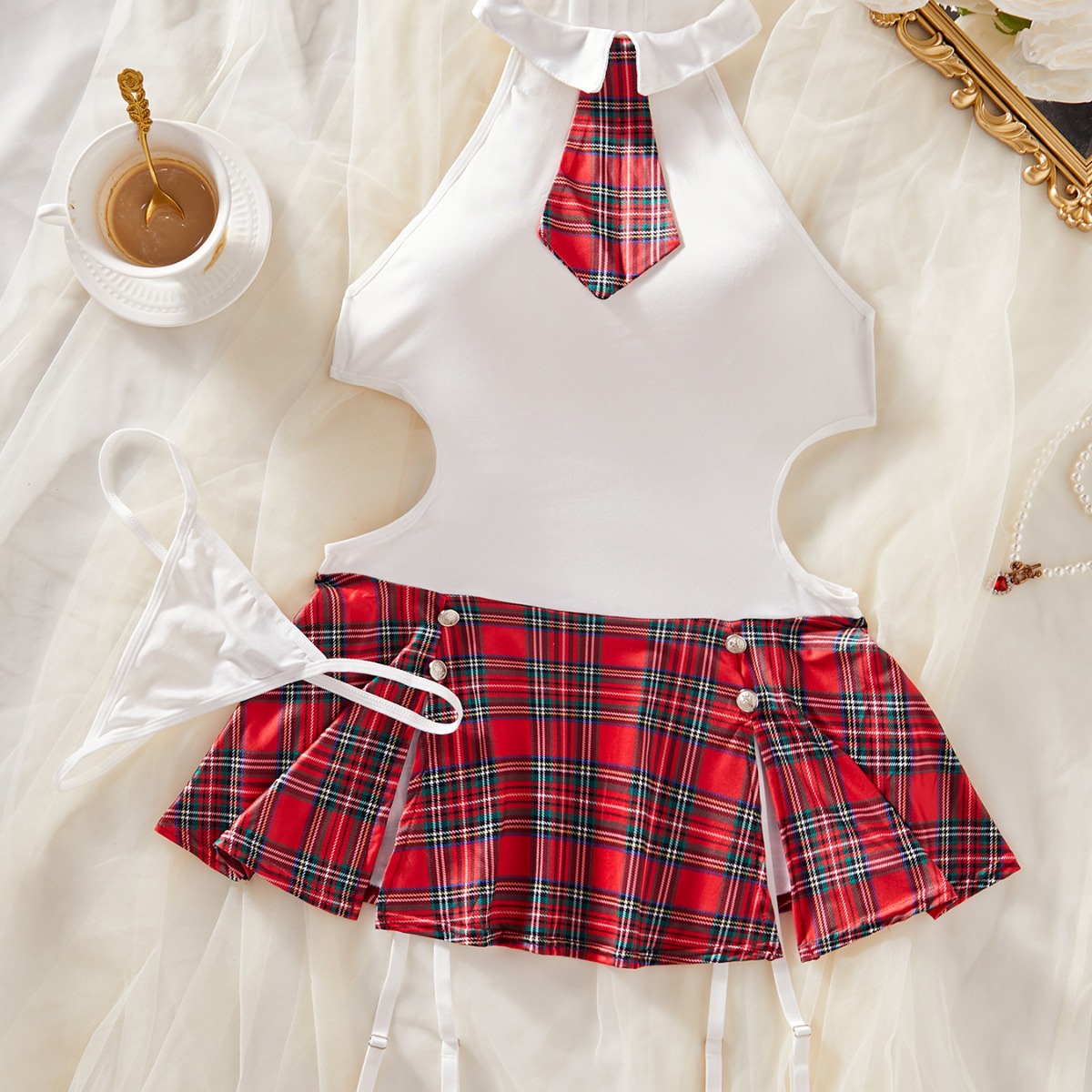 欧美情趣内衣清纯学生装jk水手制服诱惑短裙套装软妹学院风女成人