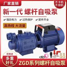 家用小型螺杆泵抽水神器高扬程自吸泵220v自来水增压水井喷洒水泵
