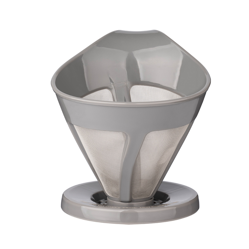 咖啡滤网不锈钢细密茶漏斗滴漏式美式咖啡机免滤纸手冲过滤器