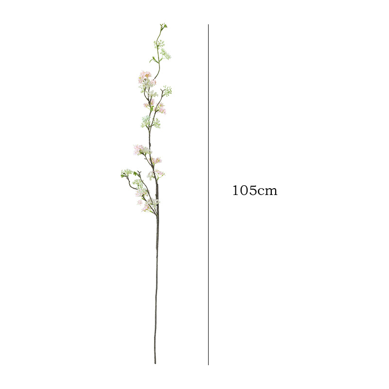 Simulation Snow Willow Branch Small Floral Wintersweet Mori Style Home Living Room Coffee Table Decorative Greenery Decoration Simulation Snow Wicker