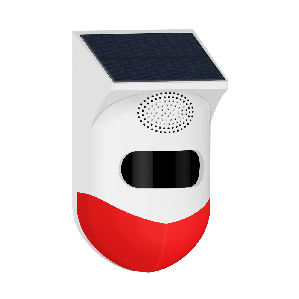 Tuya Outdoor Solar Infrared Detector Sensor WiFi Intelligent Anti-Theft Alarm Country Villa Anti-Theft