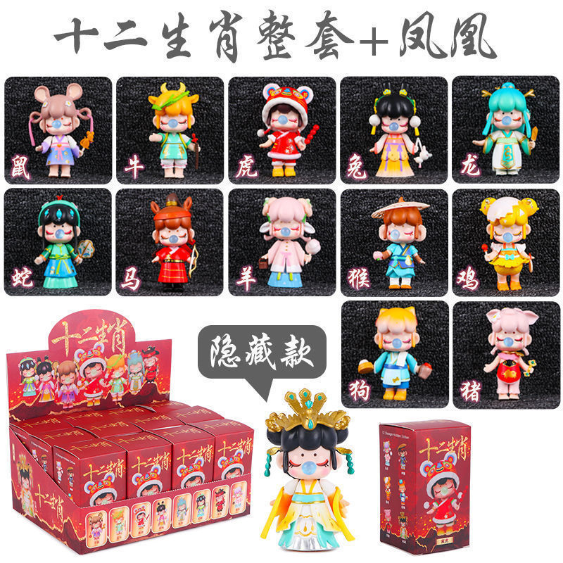网红全新十二生肖盲盒手办女孩的高颜值礼物十二星座礼物-阿里巴巴