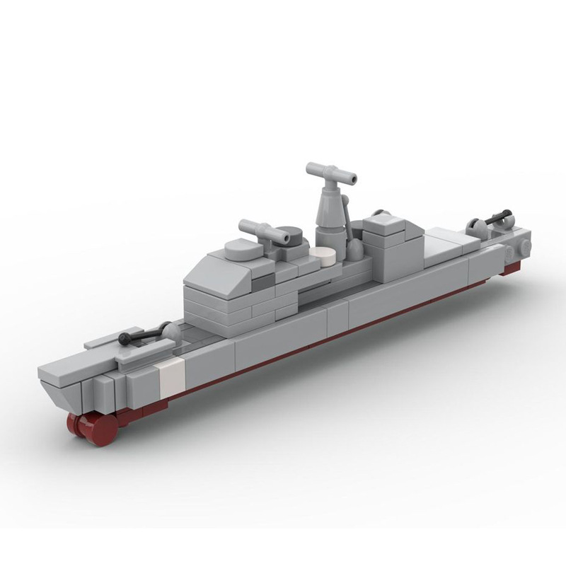 军事系列航母积木军舰模型益智拼装玩具兼容乐高小颗粒moc跨境