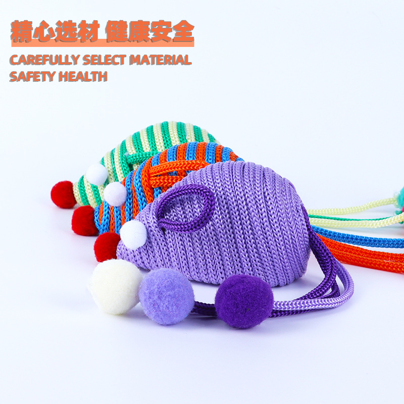 Nylon Cute Bite-Resistant Automatic Cat Fur Ball Health and Safety Animal Series Cat Using Factory Direct Sales