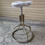 定制吧台椅升降圆凳加高凳子螺旋调节椅工业无尘凳圆底升降凳只