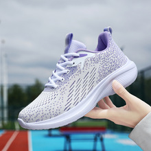 2024年春季新款运动鞋女网鞋外贸跨境超轻透气防滑跑步鞋一件代发
