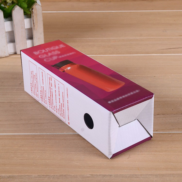 厂家批发水杯瓦楞包装盒 保温杯牛皮纸瓦楞盒子 折叠印刷纸盒定制