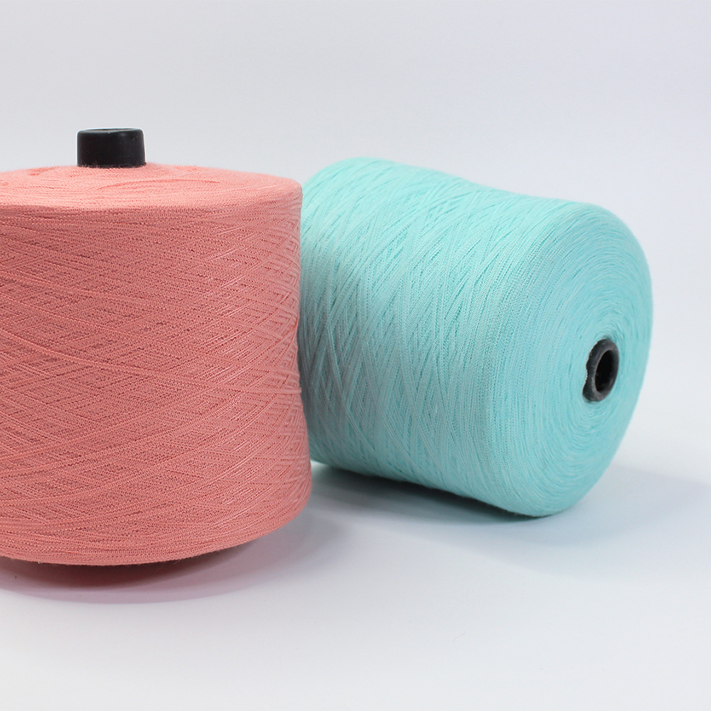 现货色纱二经一纬纱线带子纱经纬纱毛线花式纱特种纱线粗毛纱缯隆