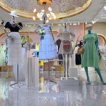 美丽衣橱夏季连衣裙品牌女装折扣一手货源 品牌女装尾货厂家直批