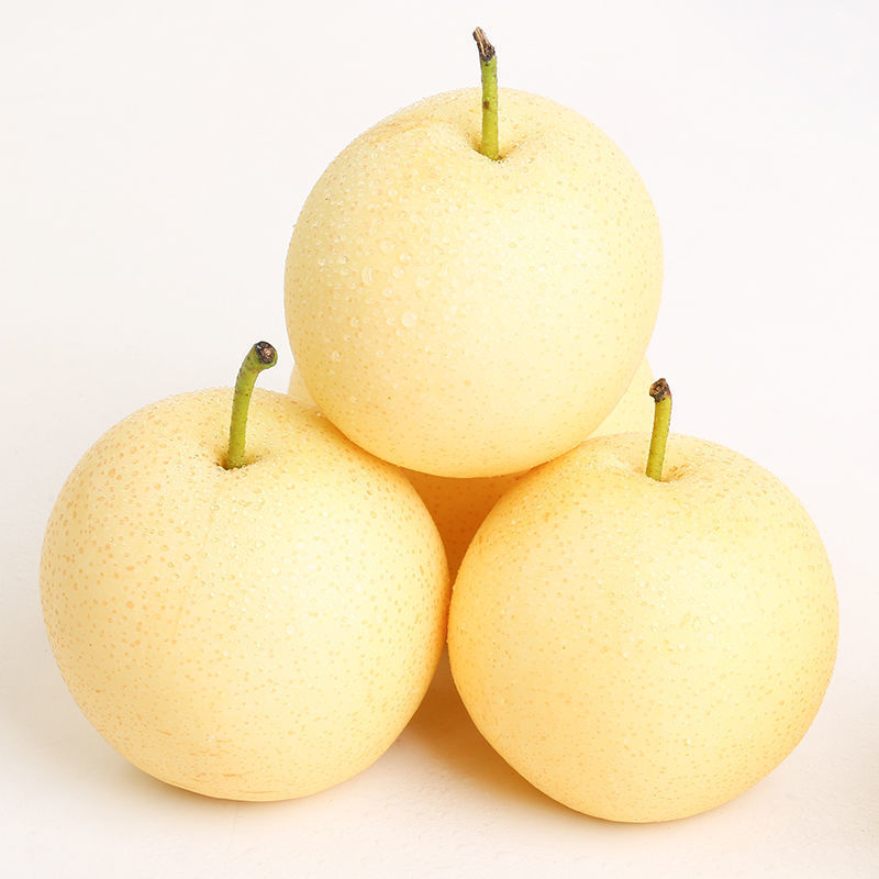 河北皇冠梨10斤现摘水果青梨子3斤5斤脆甜皇冠梨新鲜水果梨子