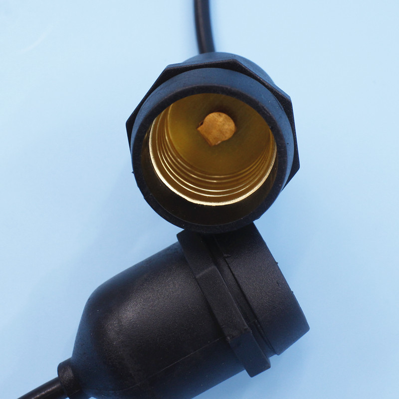 户外防水灯头线地摊庭院花园e27螺口带线灯笼挂灯防水防雨灯头线