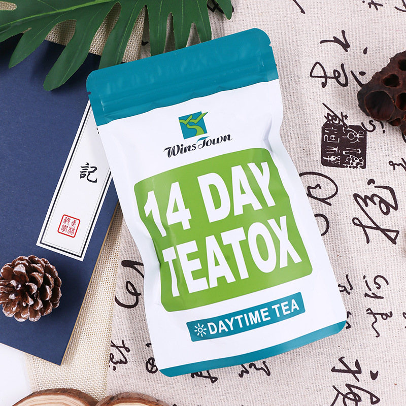 14天跨境茶出口早茶晚茶14 day bagged tea for weight loss