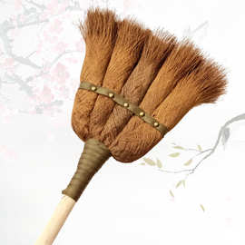 3%普通塑料扫把头家用室外工厂扫帚单个扫把魔法扫帚头老式代发日照市