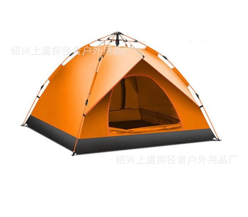 Cloud Mist Automatic Tent Easy-to-Put-up Tent Camping Double Rain-Proof Camping Equipment Fake Double-Layer Tent Factory