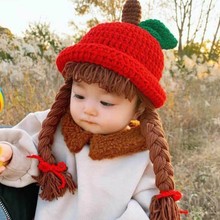 婴儿红帽子过年宝宝新年男女儿童冬季喜庆保暖可爱拜年婴幼儿