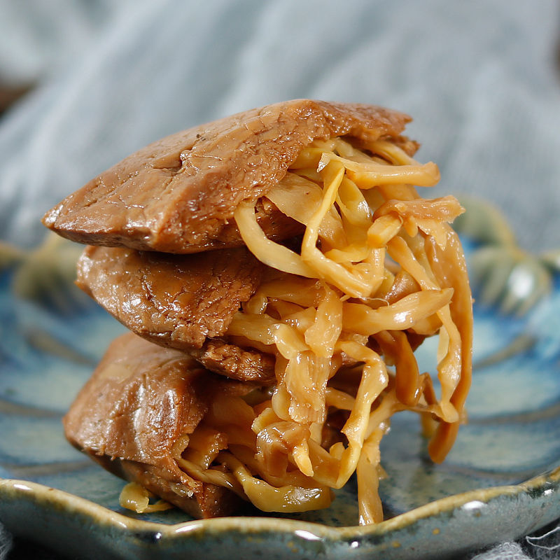 笋丝250g豆干笋夹烤肉豆干泡椒夹笋手撕零食素食肉豆脯加笋豆腐干