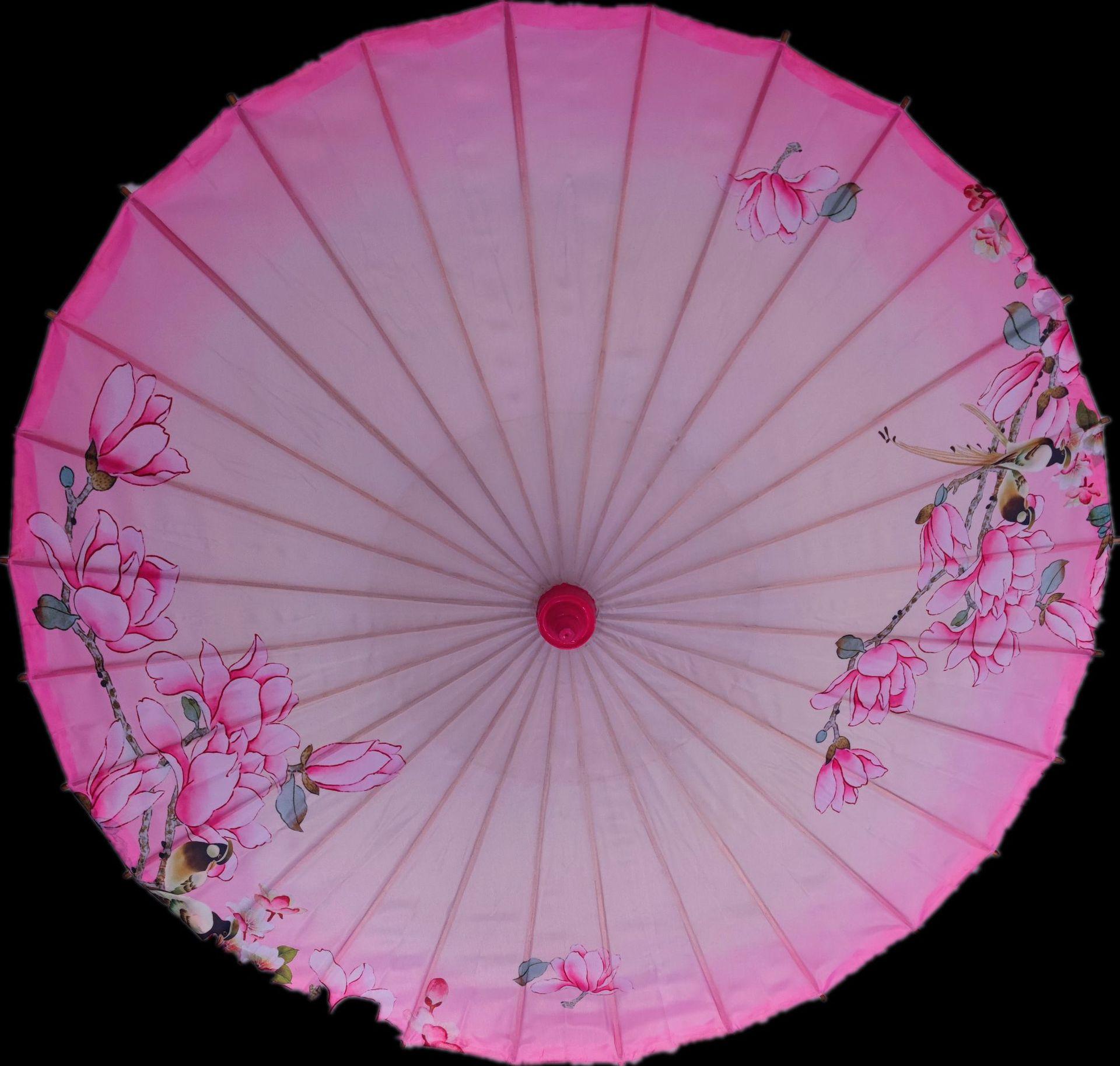 广场舞蹈伞演出道具伞透明绢纱伞结实实木杆跳舞伞工艺油纸伞包邮