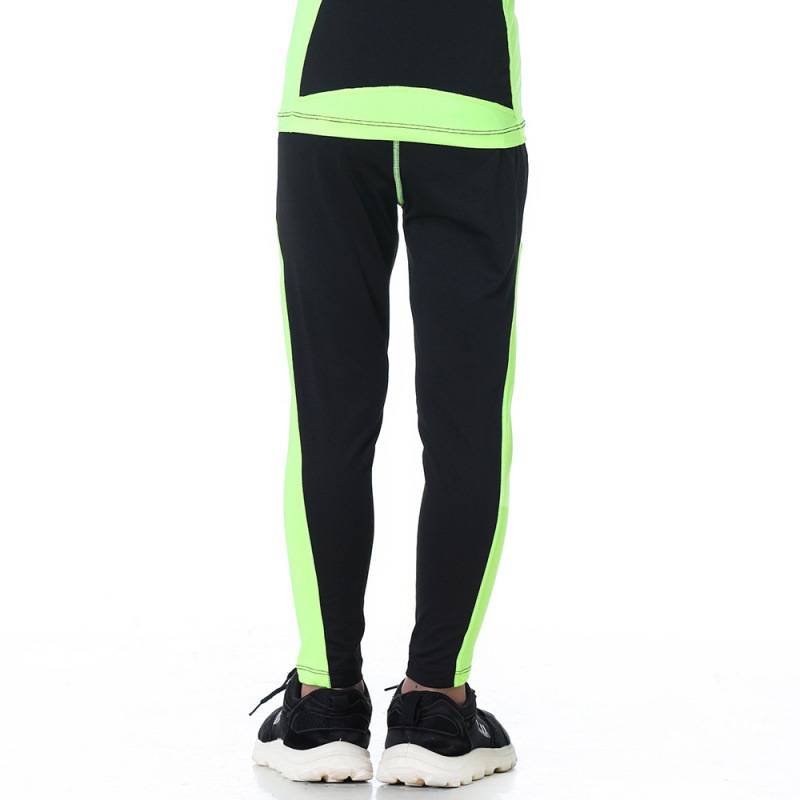 跨境加绒童款运动裤男童训练跑步紧身裤健身篮球足球长-阿里巴巴