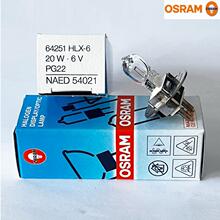 OSRAM欧司朗HLX64251 6V20W PG22 蔡司ZEISS眼科裂隙灯充氙气灯泡