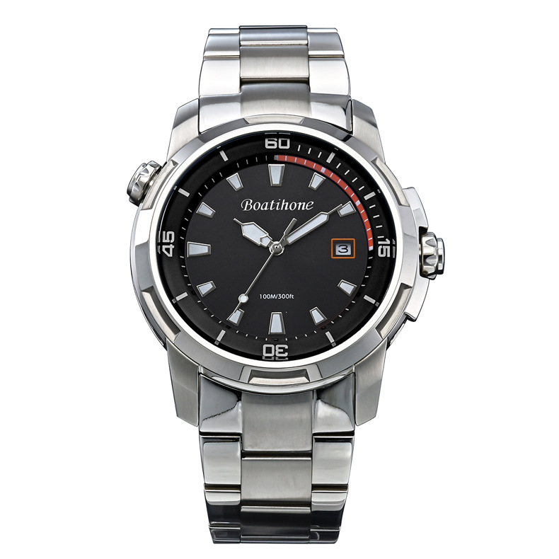 手表男机械全自动机械表瑞士品牌宝航名表运动男士防水日历钢带表