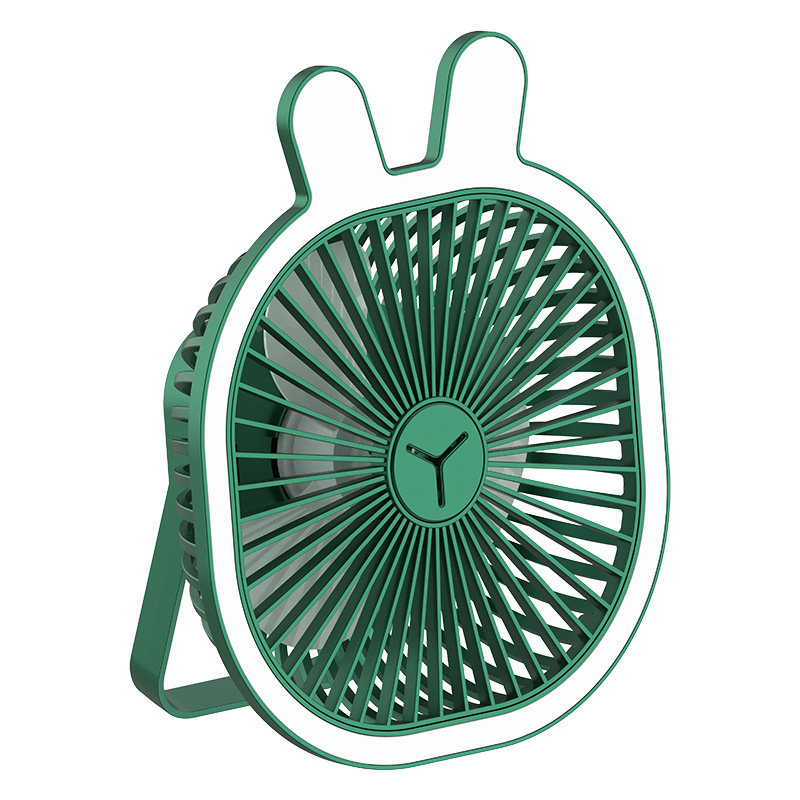 Best-Seller on Douyin USB Folding Wall Hanging Desktop Lamp Mosquito Repellent Little Fan Household Mute Portable Mini Fan
