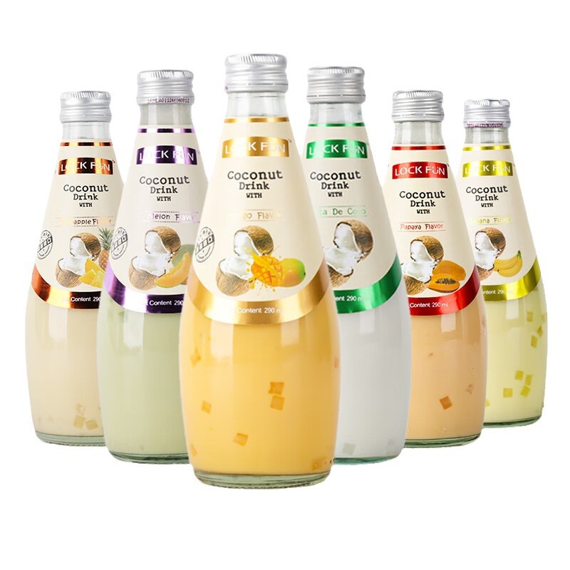 泰国进口饮料 乐可芬椰子饮料芒果果汁饮品椰子水290ml*12瓶-阿里巴巴