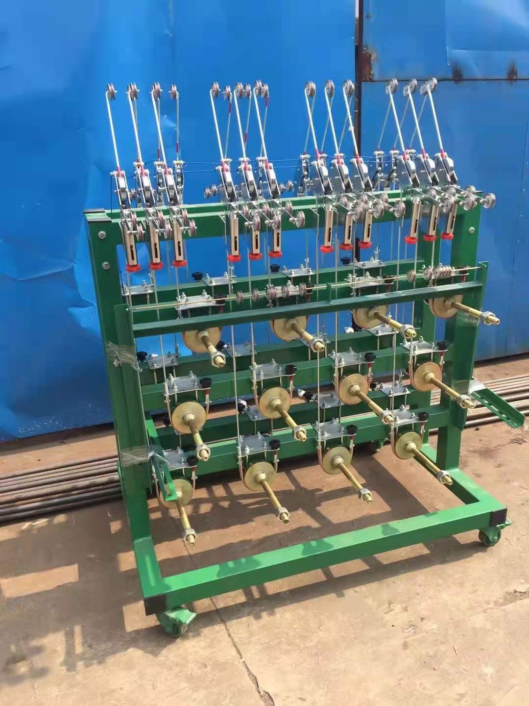 厂家直销鼻梁条放线架 绞线机束丝机 立式动盘张力绕线机放线架