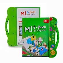 跨境新款西班牙语点读书 儿童益智学习玩具西文电子书西语有声书