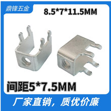 侧卧PCB-2焊接端子M3M4厂家直销PCB板接线端子接线柱 90度固定座