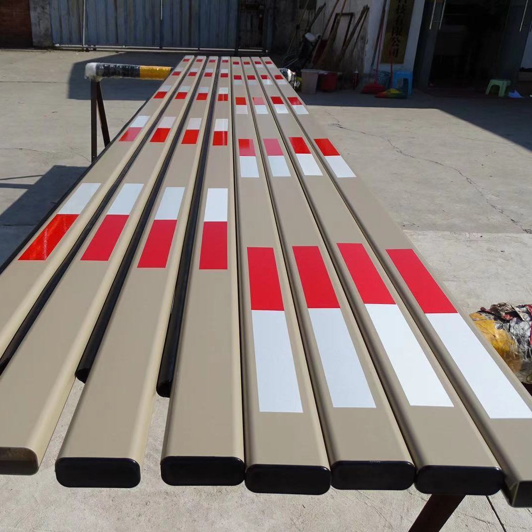 立方道闸杆70*30铝直杆拦车杆挡车杆升起落杆小区门口停车收费