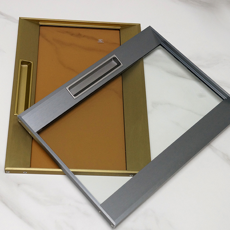 50框玻璃门板博洛尼同款玻璃框斜边极简玻璃门-阿里巴巴