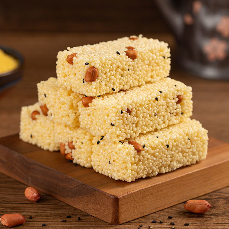 小米酥零食米花酥米花糖花生酥大米酥老式传统糕点特产休闲食品批
