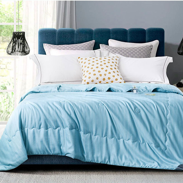 杉杉家纺色织贡缎蚕丝被qfs12127夏凉被空调被被芯