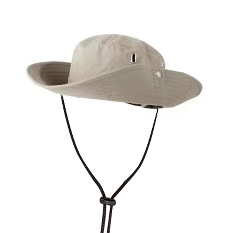 Outdoor Waterproof Bucket Hat Big Head Circumference Western Cowboy Hat Hiking Mountain Camping Alpine Cap plus Size Sun-Proof