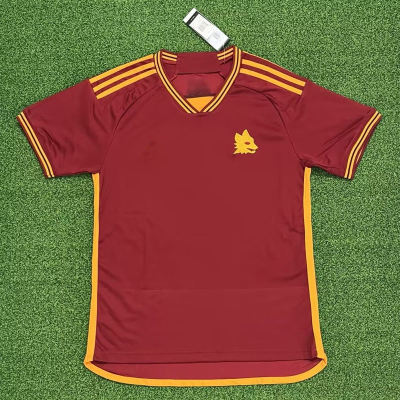 2324赛季罗马球衣迪巴拉贝洛蒂主场二客足球服泰版球迷单上衣印字