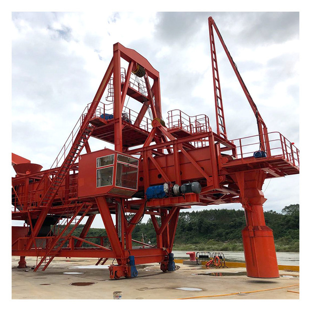 源头工厂定制固定式弧摆式轨道移动式装船机卸船机皮带机输送机