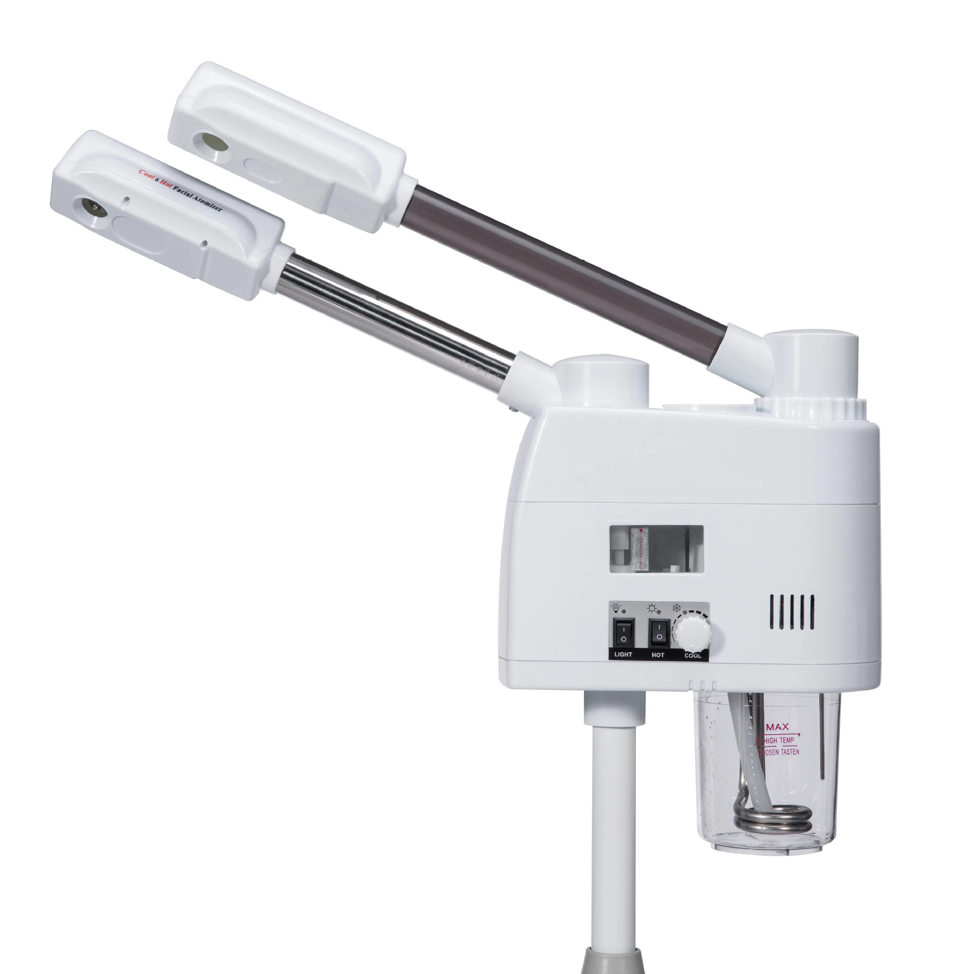 跨境双管冷热喷雾机喷雾补水仪美容院雾机家用蒸脸器美容仪蒸脸仪