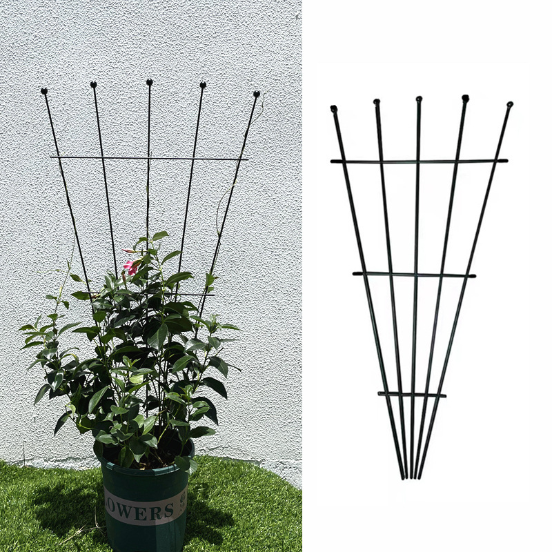 铁艺山乌龟铁线莲球兰月季花架子爬藤架绿萝植物攀爬小支架支撑杆