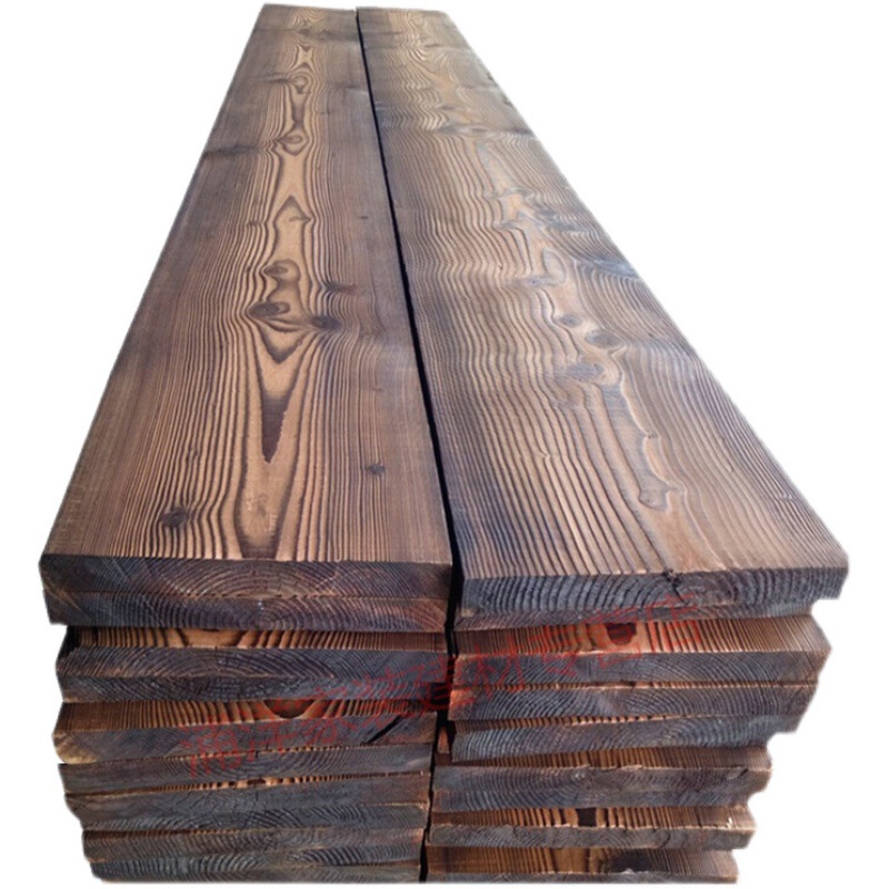 防腐木板材户外地板墙板室外栅栏阳台葡萄架碳化木龙骨木条门头