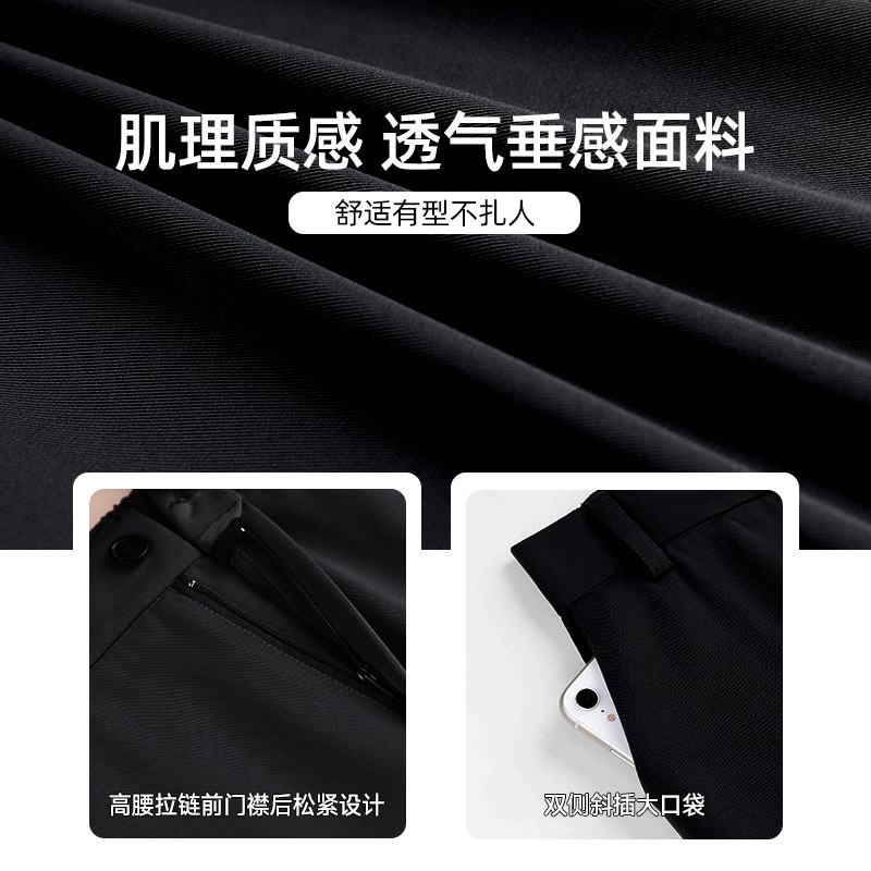 Black Suit Shorts for Women 2023 Spring and Summer New Small Slimming High Waist Placket Outer Wear Breathable Pants for Women