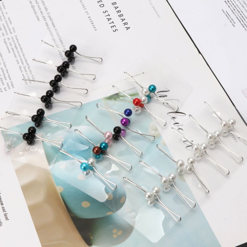 Scarf Neck Clip Women's Pearl Scarf Clip Small Pin Cross-Border Foreign Trade Women's Brooch Ornament Fashion Scarf Buckle