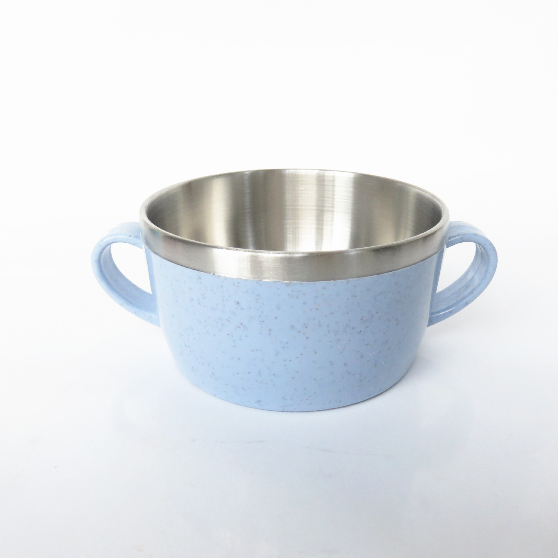 供应卡通304不锈钢双层隔热碗 北欧小麦香儿童碗 礼品碗印logo