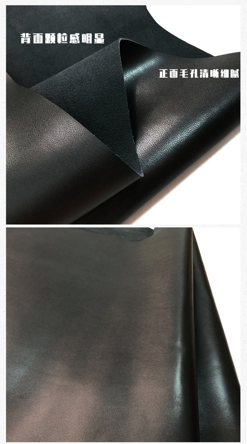 厂家促销二层牛皮摔纹纳帕皮 906纹真皮皮料 原裁牛皮革批发