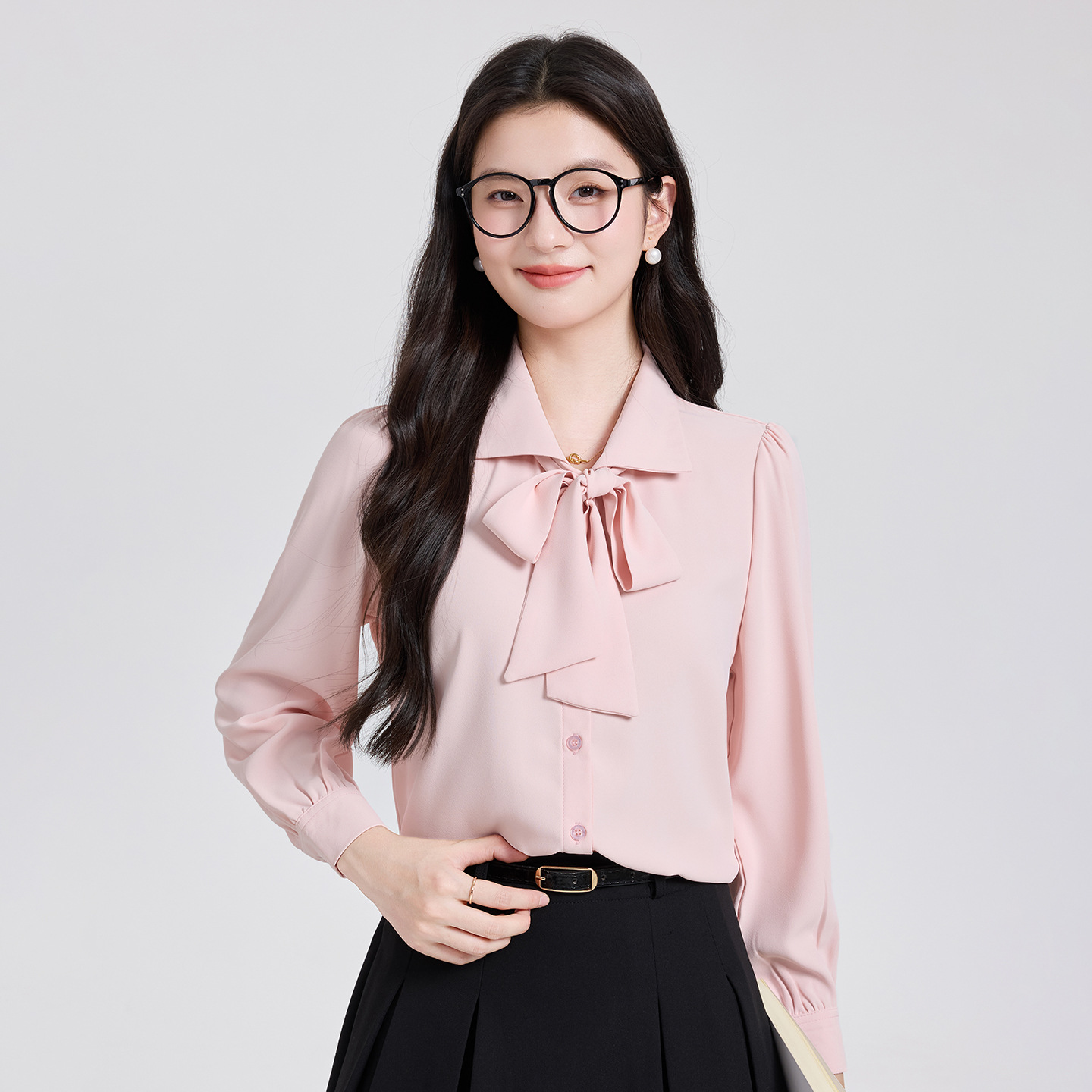 面试套装女教师教资穿搭白色衬衫配半身裙职业装事业编公务员服装