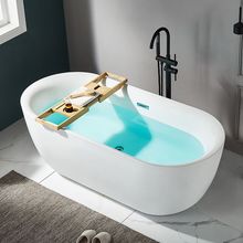 亚克力小户型卫生间家用单人全身洗澡浴缸独立式网红浴盆1.2-1.