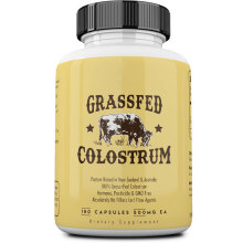 跨境供应 牛初乳胶囊 Cow Colostrum Capsules 180粒消化补充剂