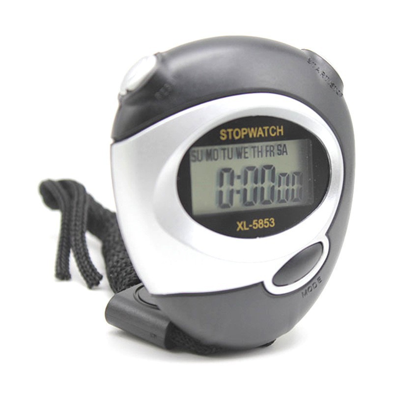 5853体育秒表计时器计时器表跑表数字运动健身器材田径电子表