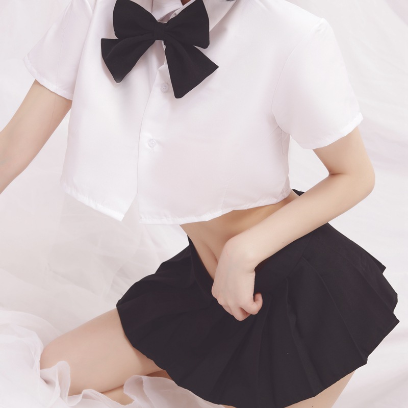 情趣内衣学生装性感jk制服诱惑火辣百褶短裙秘书角色扮演套装k019